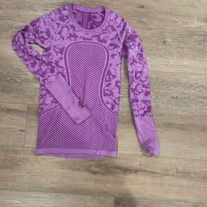 Purple Lululemon Athletic top
